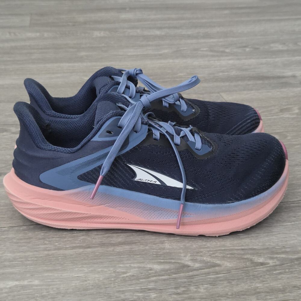 Altra Torin 8 Womens US 7 Navy Blue Pink Zero Drop Running Shoes AL0A85QF445 - Picture 16 of 16